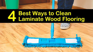 to clean laminate wood flooring