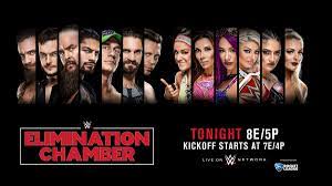 At wwe elimination chamber 2021, wwe champion drew mcintyre conquered the dreaded structure only to have the miz cash in the money in the bank contract and steal his title. Wwe Elimination Chamber 2018 Match Card Previews Start Time And More Wwe