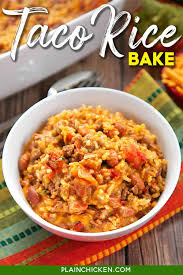 taco rice bake plain en