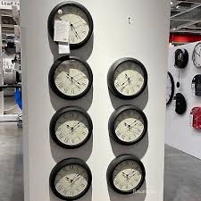 Ikea Nuffra Wall Clock Roman Numeral