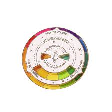 creative color wheel enamel pin the
