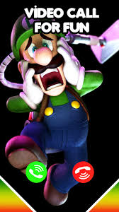 luigis mansion video call wallpaper for