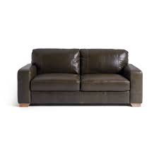 habitat eton leather 3 seater sofa
