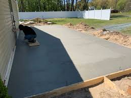 Poured Concrete Patios Stamped