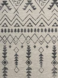 grey moroccan boho rug carpet 145cm x