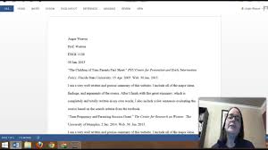 Formatting Mla Annotated Bibliography Youtube
