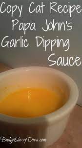 papa john s garlic dipping sauce