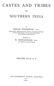 Castes And Tribes Of Southern India Volume Vi P To S