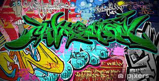 graffiti art vector background urban