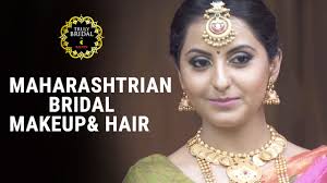 maharashtrian bridal makeup and hairdo