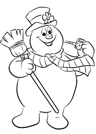Welcome back the warm weather with these spring coloring sheets. Snowman Printable Coloring Pages Printable Kids Worksheets