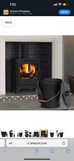 Fireplace Ash Bucket With Shovel And