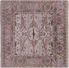 7 square turkish oushak hand knotted
