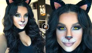 halloween cat makeup tutorial meow
