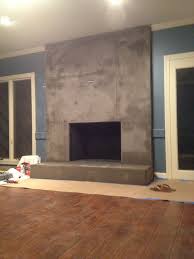 Diy Concrete Fireplace For Less Than