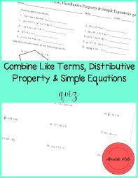 Simple Equations Quiz Classful