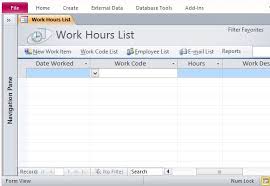 Track Employee Hours With Desktop Time Card Template For Access