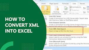 how to convert xml into excel a