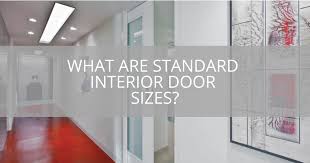 what are standard interior door sizes