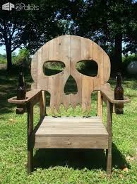 pallet skull chair 1001 pallets