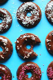 easy baked chocolate donuts vegan gf