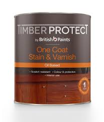Timber Protect One Coat Stain Varnish British Paints