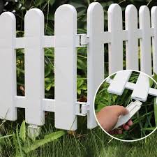 Garden Fence Edging White Picket Fence