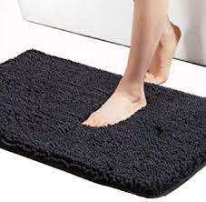 bath mat set solid color bathroom