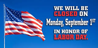 Labor Day Closed Sign Template