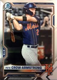 He was selected 19th overall by the mets in the 2020 mlb draft. Amazon Com 2021 Bowman Chrome Prospect Bcp 22 Pete Crow Armstrong Collectibles Fine Art