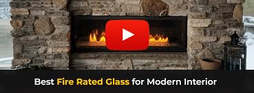 glass fireplace doors fire rated glass