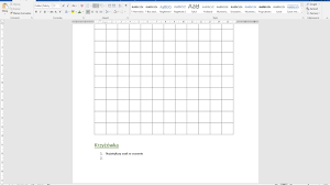 MS Office - tabela - projekt krzyżówka - YouTube