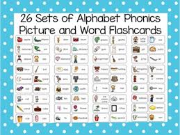 26 sets of alphabet phonics flashcards