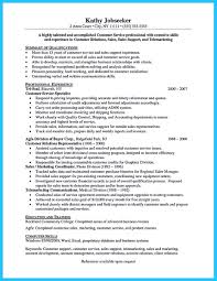 Csr Resume Format Resume Customer Service Experience