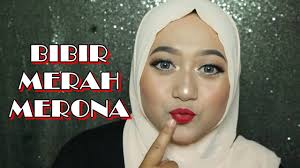 red lips makeup tutorial irma melati