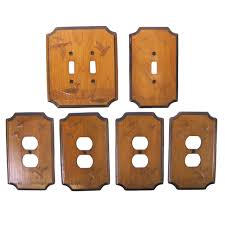 Wood Antique Switch Plates