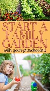 Family Tips For Preschool Gardening