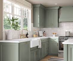 fashionable kitchen cabinets in a