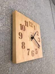 Vintage Square Wall Clock By Linden