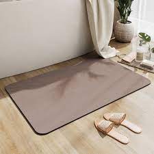 quick dry bath mat gray bath rug