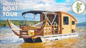 this tiny house boat is an incredible
