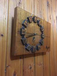 Wooden Wall Clock Majak 60s Mechanical