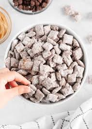 Puppy chow is made with any variety of chex, chocolate, peanut butter and powdered sugar. Muddy Buddies Aka Puppy Chow I Heart Naptime