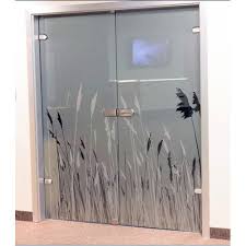 frosted glass stainless steel hinged