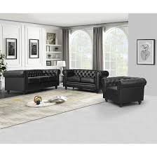 Hertford Faux Leather 3 2 Seater Sofa