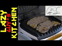 cook a steak on a george foreman grill