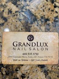 grandlux nail salon frisco tx nextdoor
