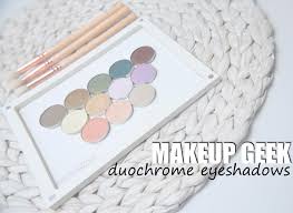 duochrome eyeshadows makeup geek