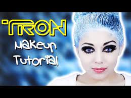 tron legacy makeup tutorial
