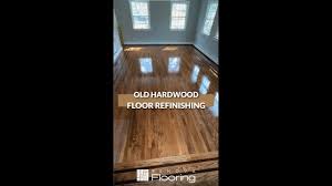 old hardwood floor refinish you